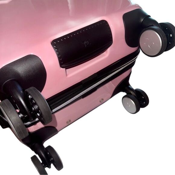 Juicy Couture Pink & White Ombre Hard Side 360 Spinner Suitcase Carry On Luggage - Picture 8 of 12